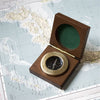 Brass Compass in Case