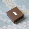 Brass compass case personalised