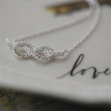 Infinity Cubic Zirconia Necklace