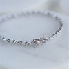 Infinity Cubic Zirconia Tennis Bracelet closed
