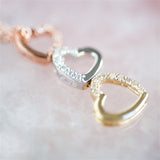 Tumbling Hearts Necklace