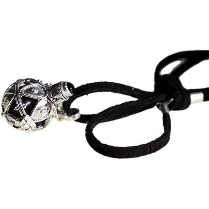 Angel Bell Silver 16mm Spiritual Darkness Necklace Jewellery