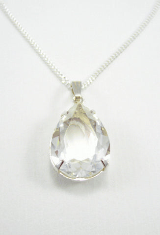 Pendant Swarovski™ Crystal Large Teardrop Jewellery