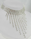 Choker Swarovski™ Clear Crystal Graduated Drop Design