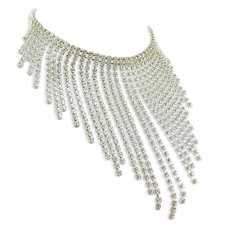 Choker Swarovski™ Clear Crystal Waterfall Design Jewellery