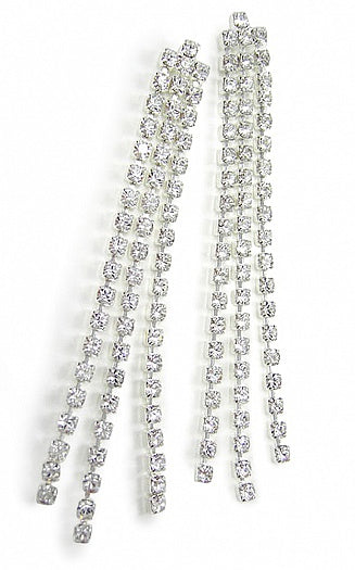 Earrings Long Drop in Swarovski™ Crystal Jewellery
