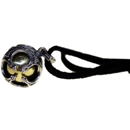 Angel Bell Silver 16mm Spiritual Prosperity Necklace Jewellery